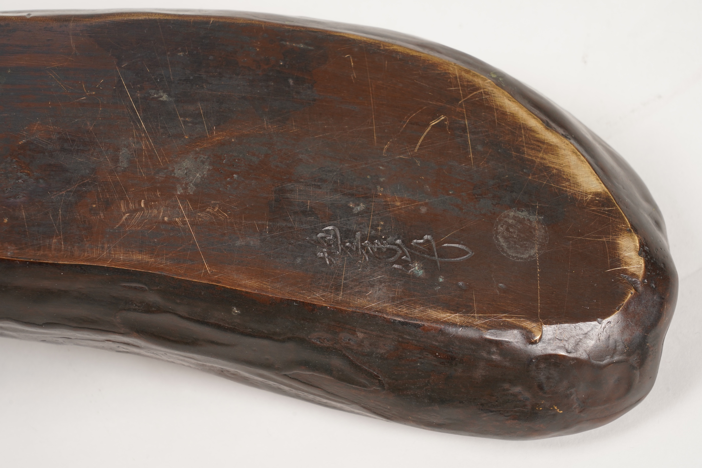 A Japanese bronze ‘gourd & mouse’ vessel, Meiji period